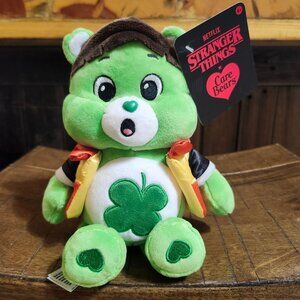 Care Bears × Stranger Things Fun Size Plush 9" Good Luck Bear Will Netflix